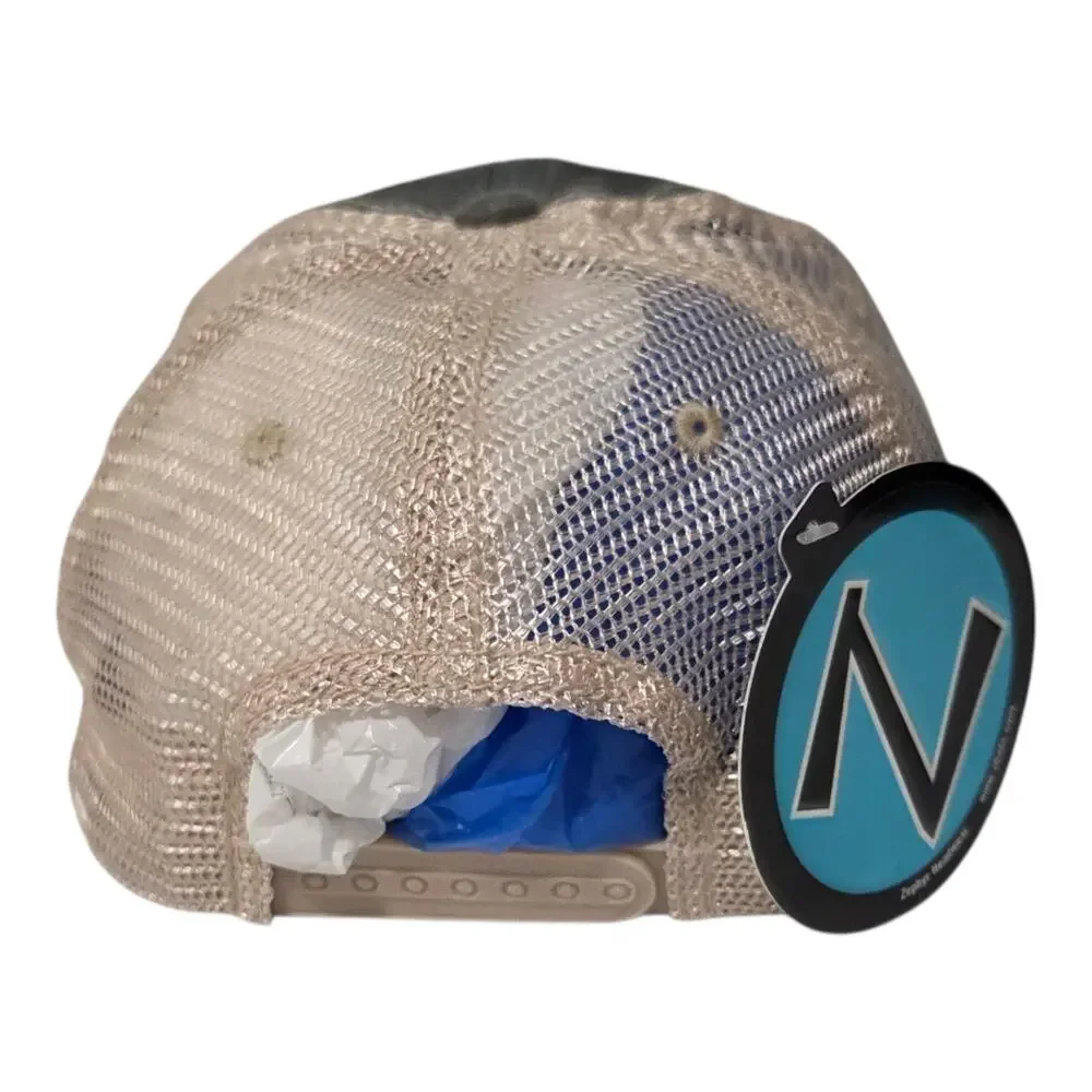 Snake River Angler Trucker Hat Jackson Hole Wyoming Zephyr Fishing Mesh Cap New